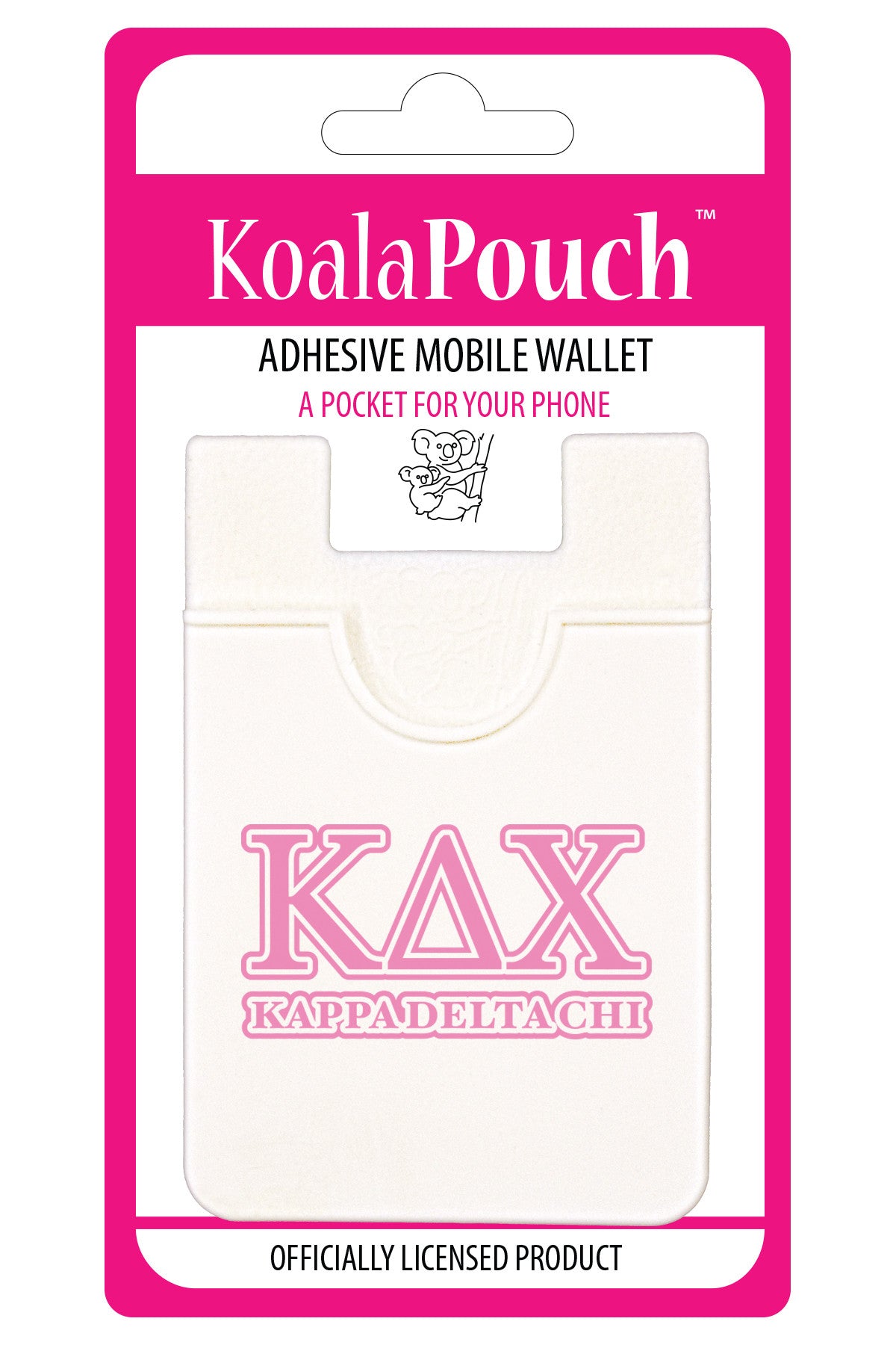 Kappa Delta Chi Koala Pouch - Greek Letters Design - Phone Wallet