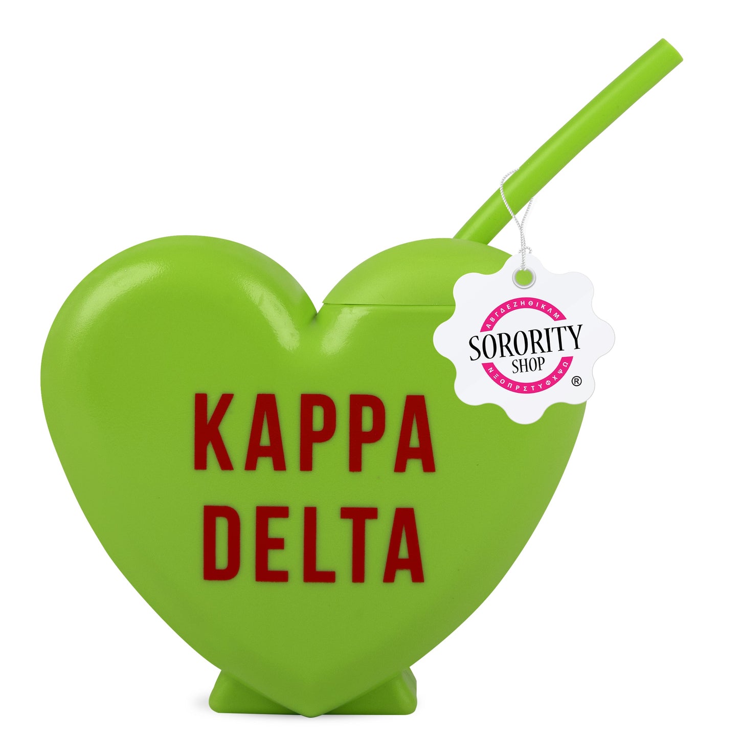 Kappa Delta Tumbler- Candy Heart Shaped