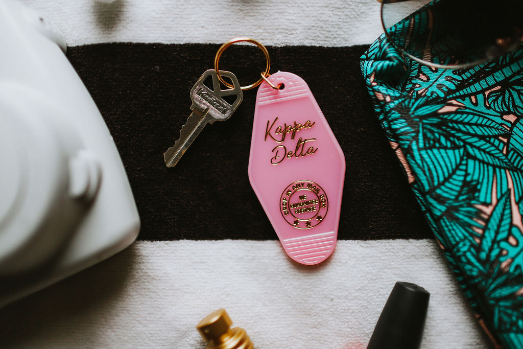 Kappa Delta Motel Keychain