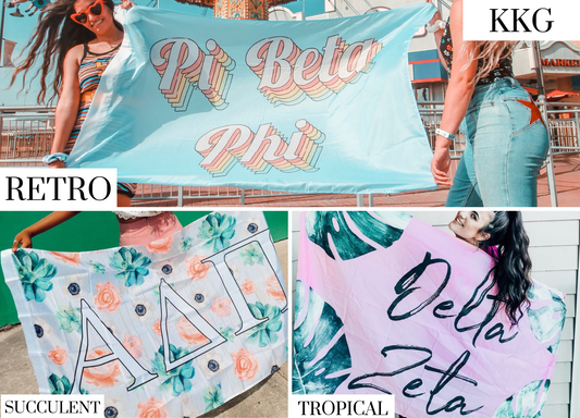 Kappa Kappa Gamma Sorority Flags