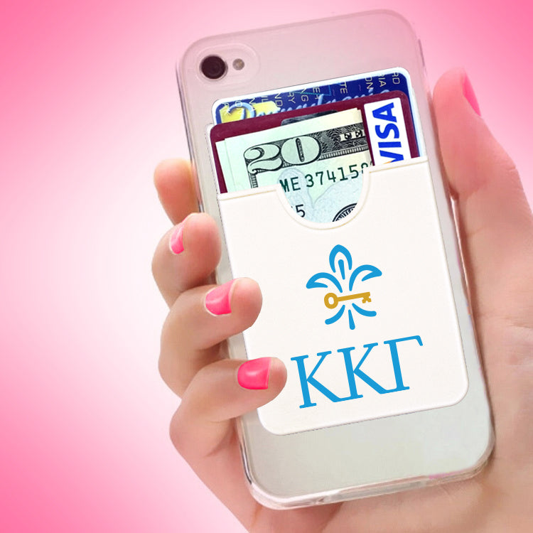 Kappa Kappa Gamma Logo Koala Pouch - Adhesive Phone Wallet