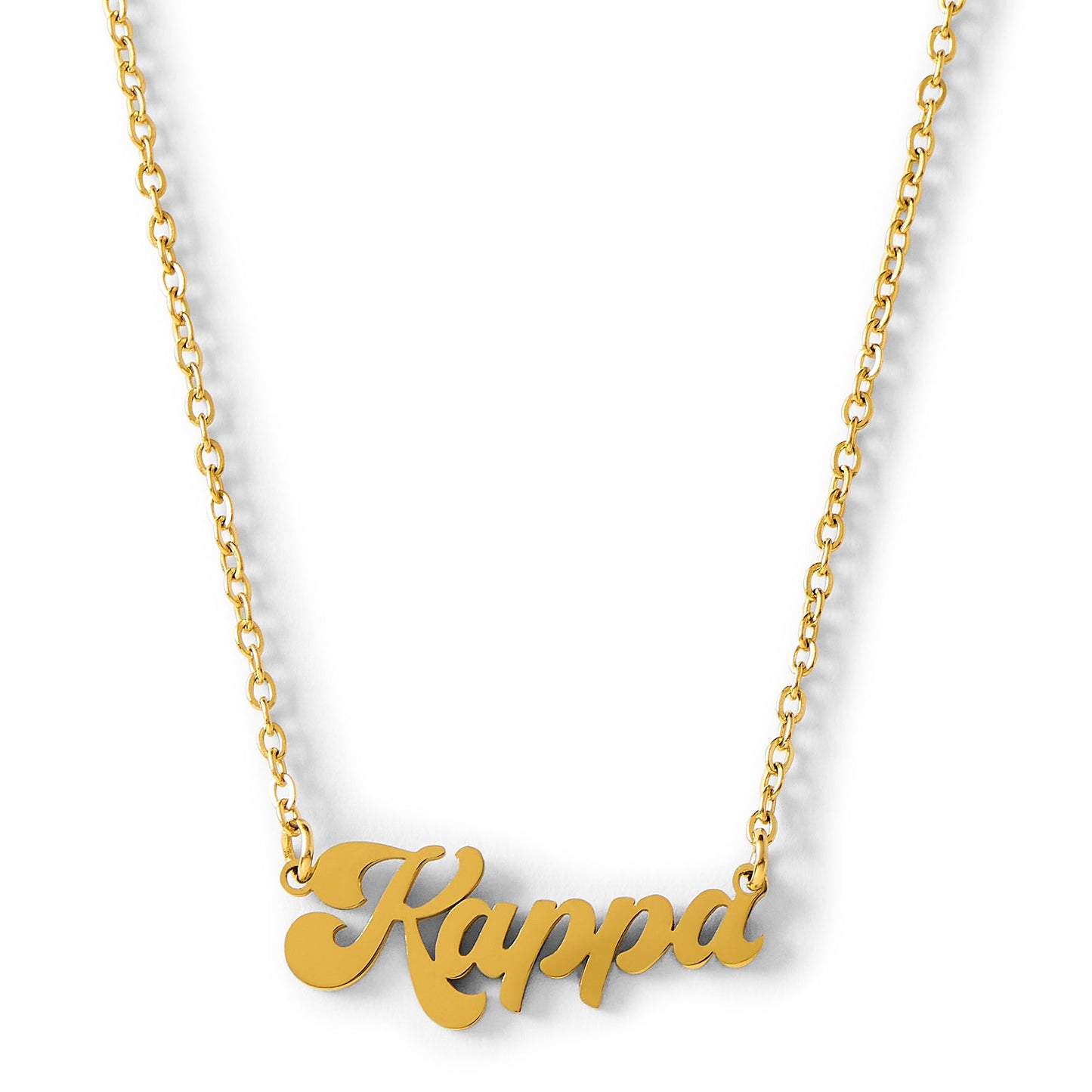 Kappa Kappa Gamma Retro Design Necklace