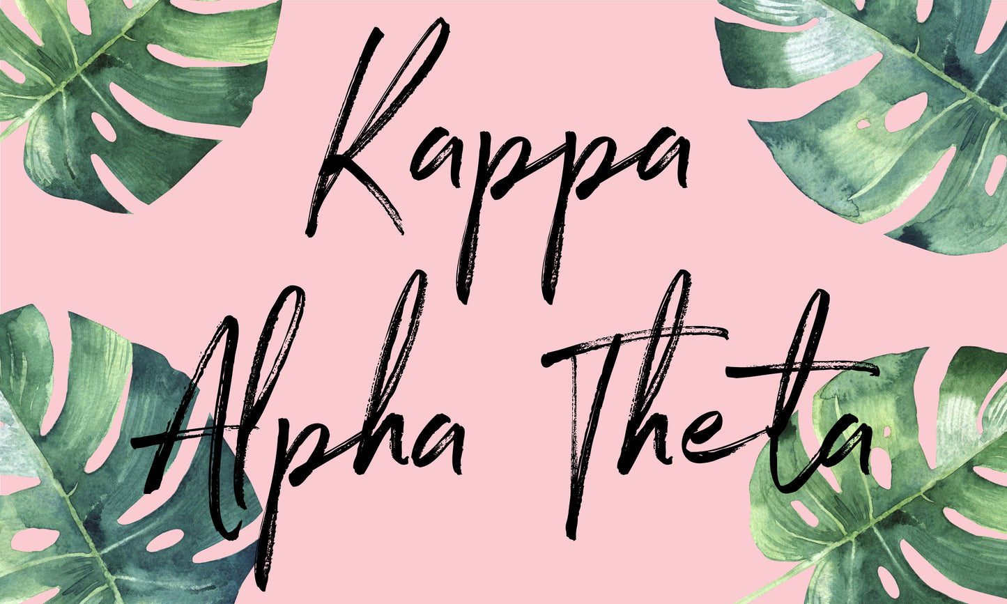 Kappa Alpha Theta Sorority Flags