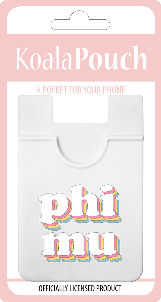 Phi Mu Retro Koala Pouch - Virginia Book Company