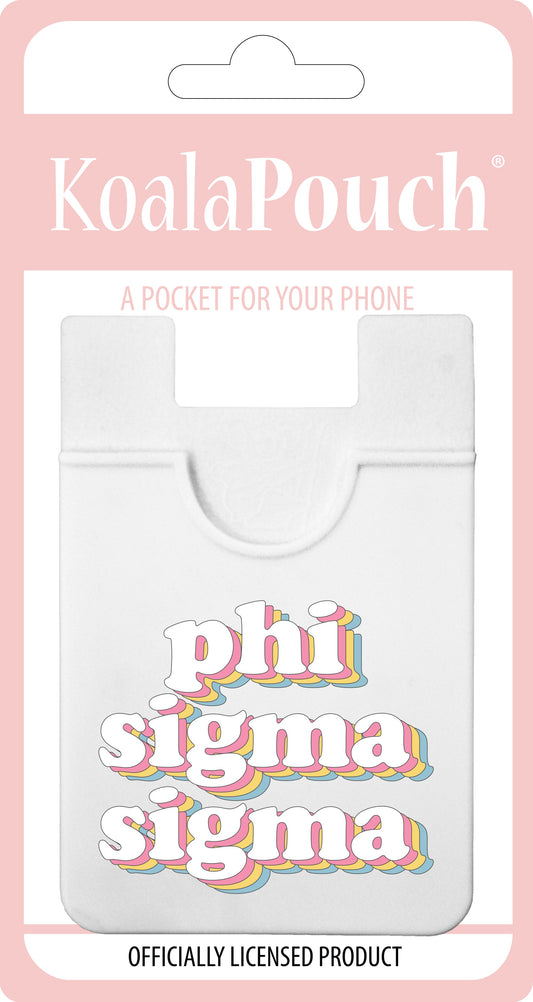 Phi Sigma Sigma Retro Koala Pouch