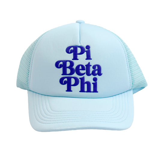 Pi Beta Phi Baseball Cap, Mesh Trucker-Style Hat