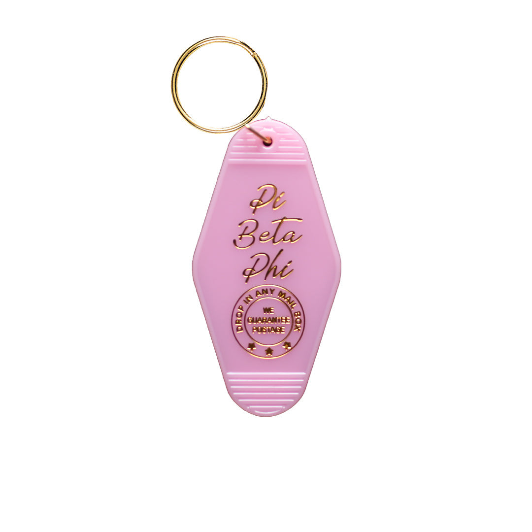 Pi Beta Phi Motel Keychain