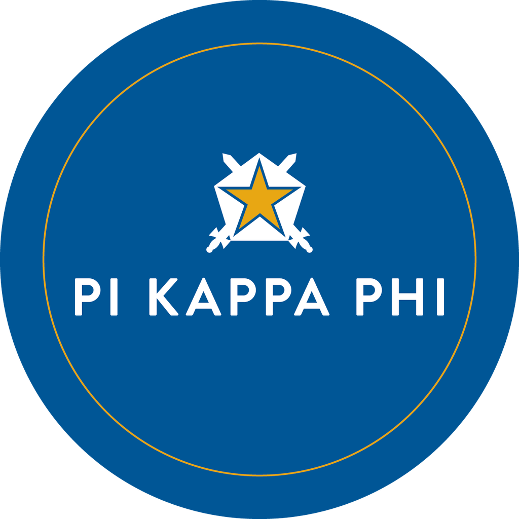 Pi Kappa Phi Fraternity Car Decal Sticker- Full Color Circle Logo