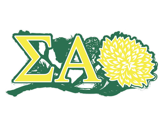 Sigma Alpha <br>11.75 x 5.25 Laptop Skin/Wall Decal