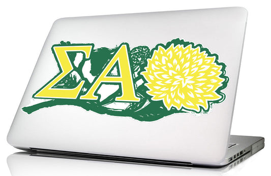Sigma Alpha <br>11.75 x 5.25 Laptop Skin/Wall Decal
