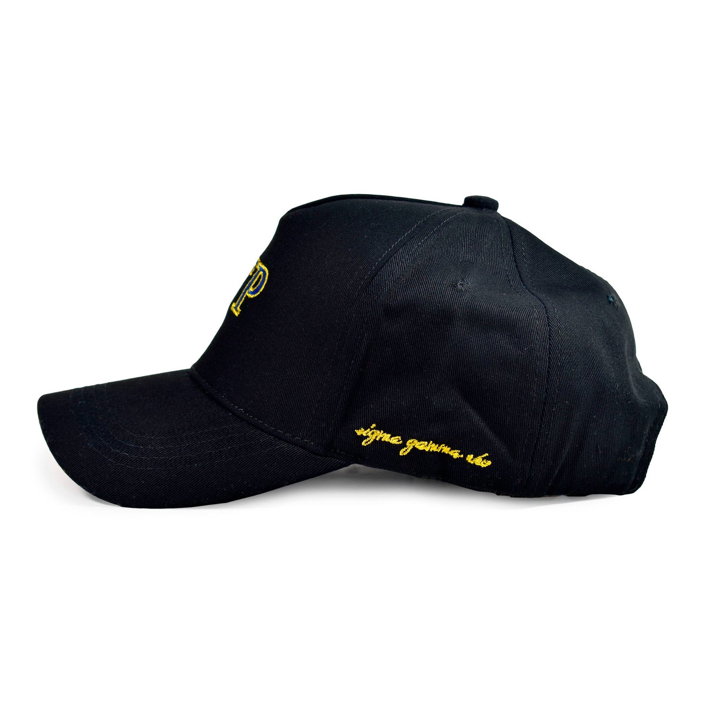 Sigma Gamma Rho Sorority, Incorporated Baseball Cap- Brushed Cotton 5-Panel Black Hat