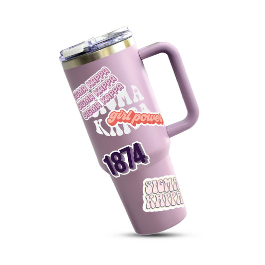 Sigma Kappa Girl Power Sticker Sheet