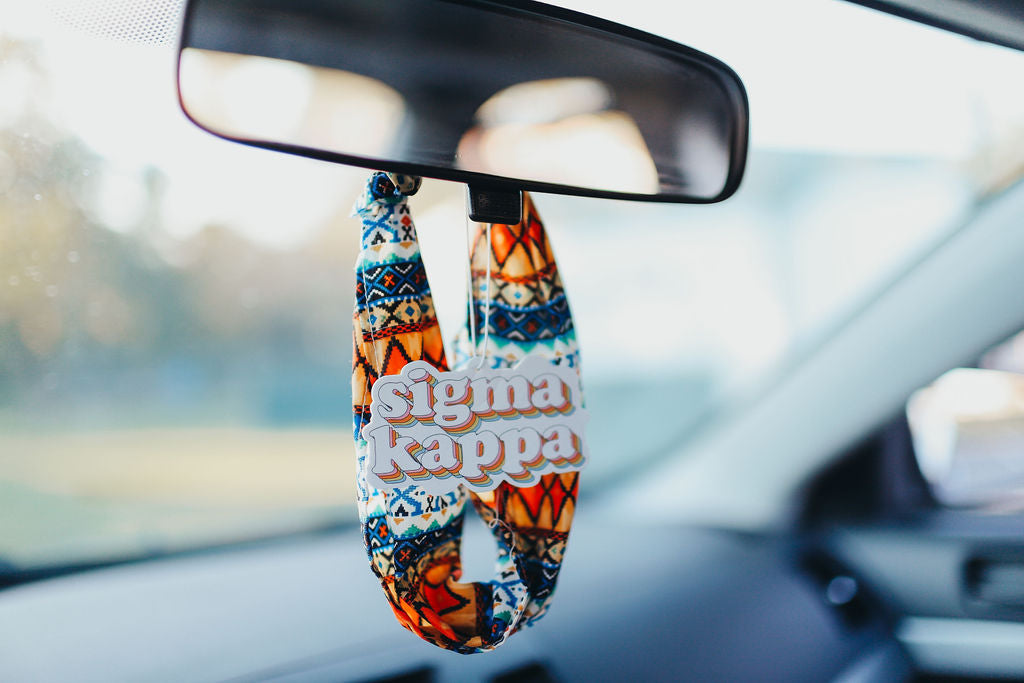 Sigma Kappa - Retro Air Freshener - Bubblegum Scented