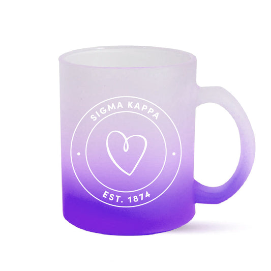 Sigma Kappa Mug - Ombre Glass