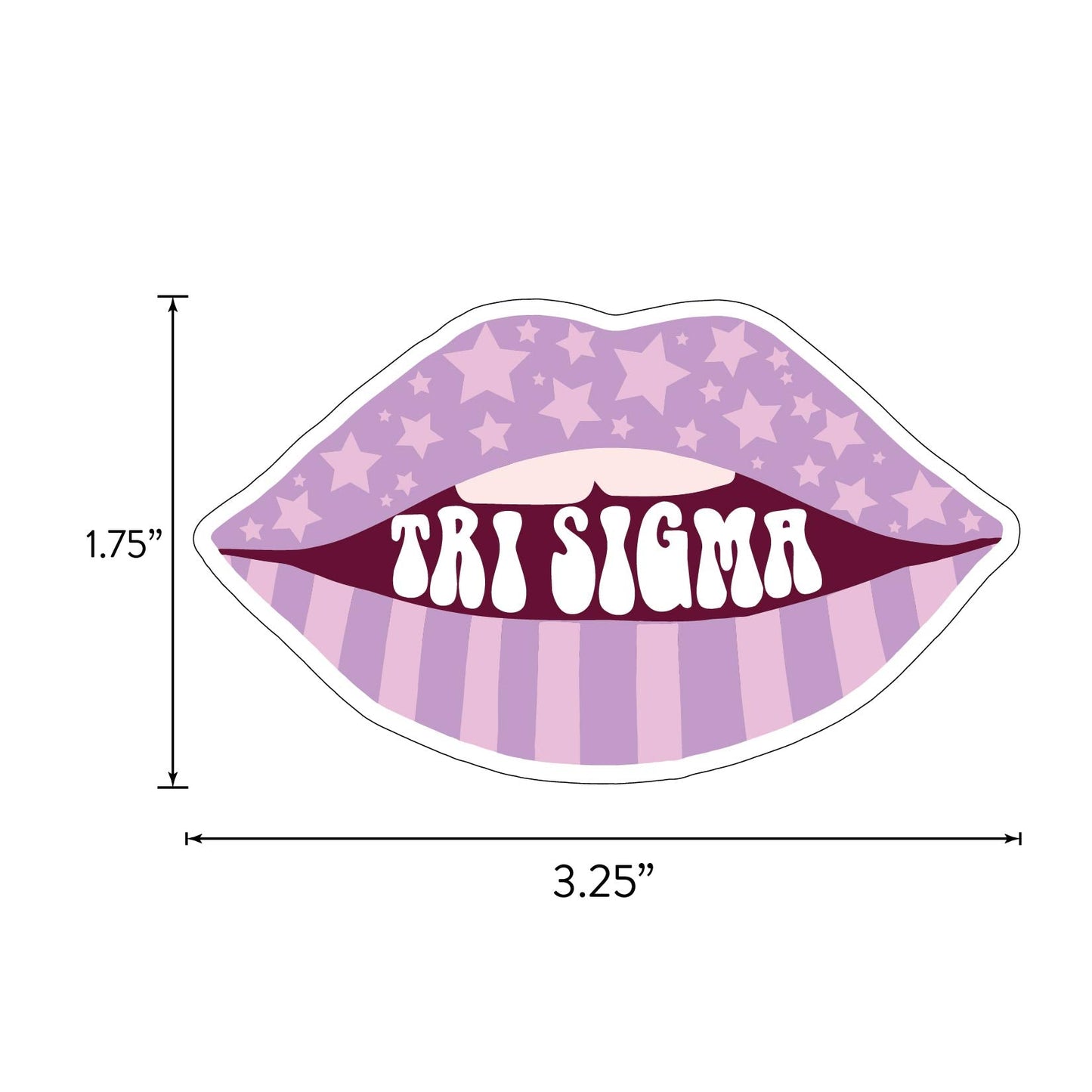 Sigma Sigma Sigma Girl Power Sticker Sheet