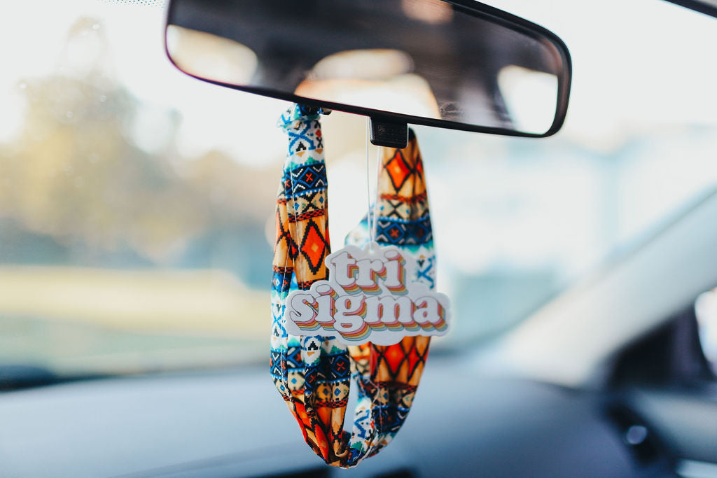 Sigma Sigma Sigma - Retro Air Freshener - Bubblegum Scented