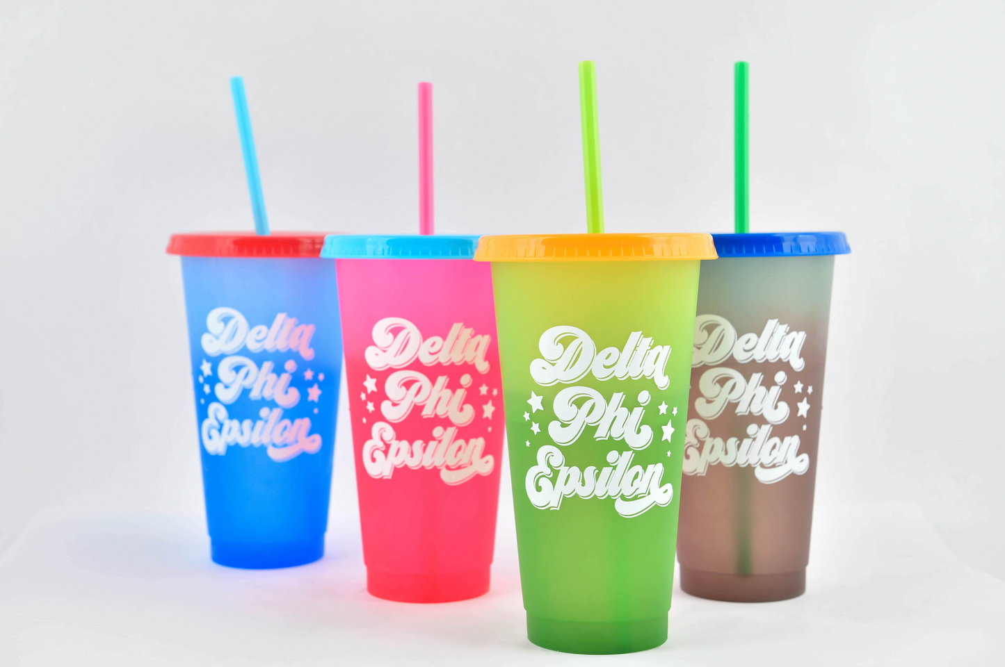 Delta Phi Epsilon Color Changing Cups (Set of 4)