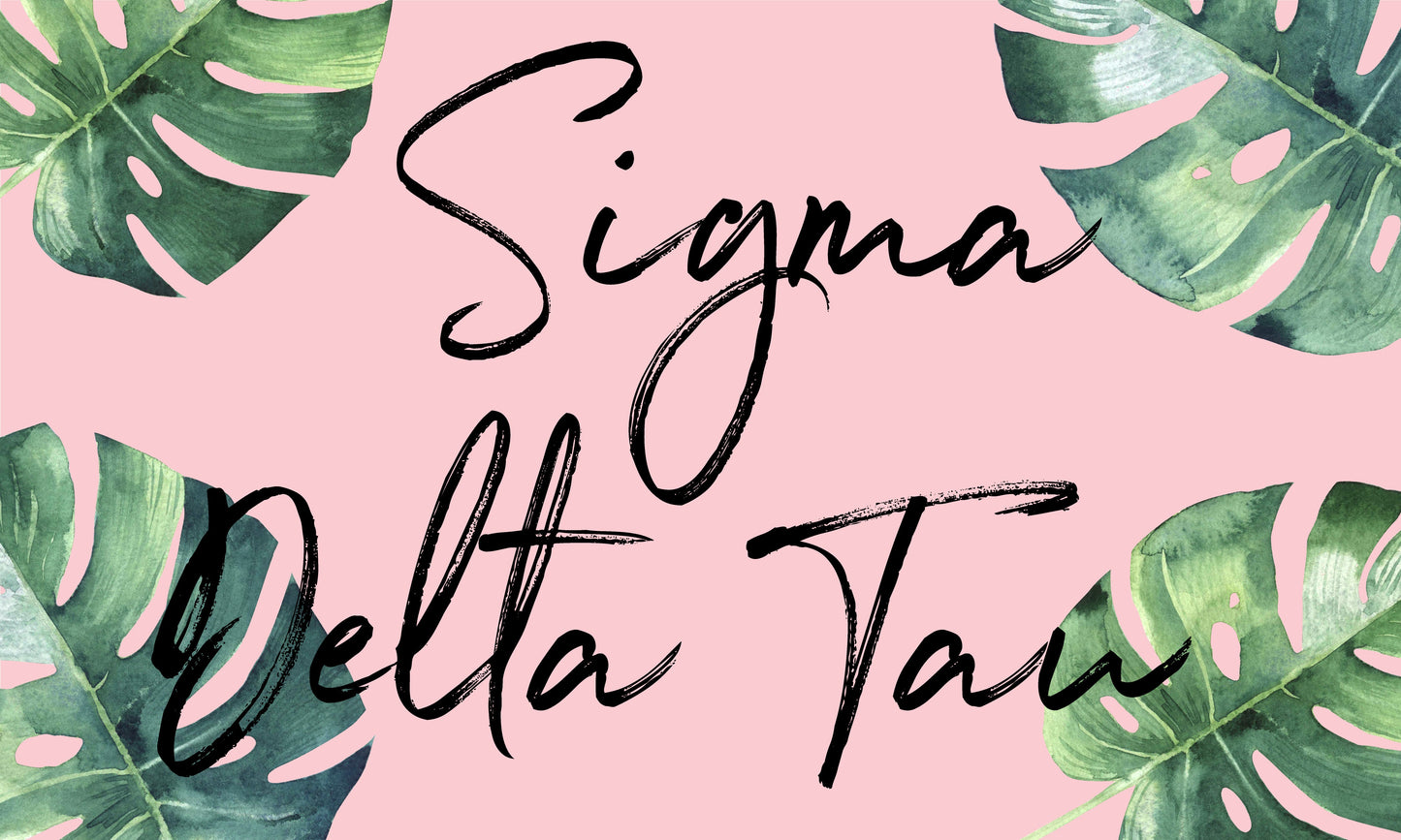 Sigma Delta Tau Sorority Flags