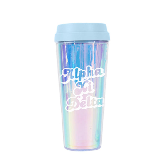 Alpha Xi Delta Retro Style Sorority Tumbler - Virginia Book Company