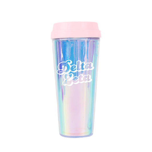 Delta Zeta Retro Style Sorority Tumbler