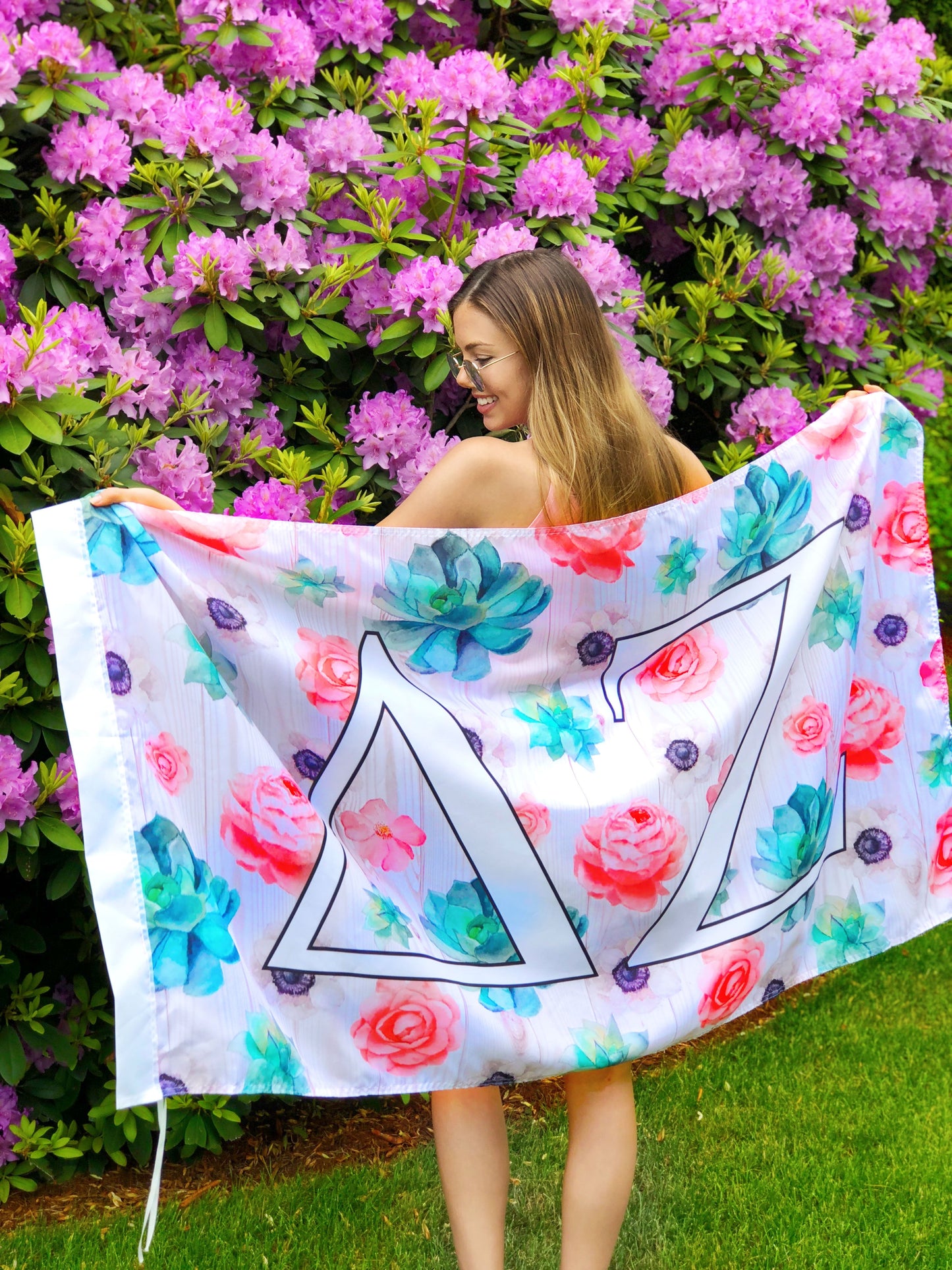 Kappa Alpha Theta Succulent Flag