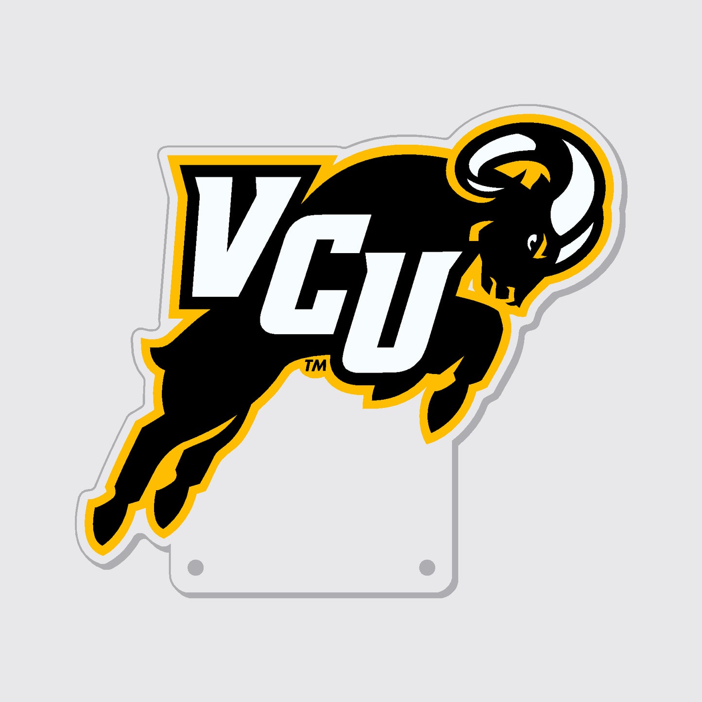 Acrylic VCU Jumping Ram Standee Decorative Sign - online only