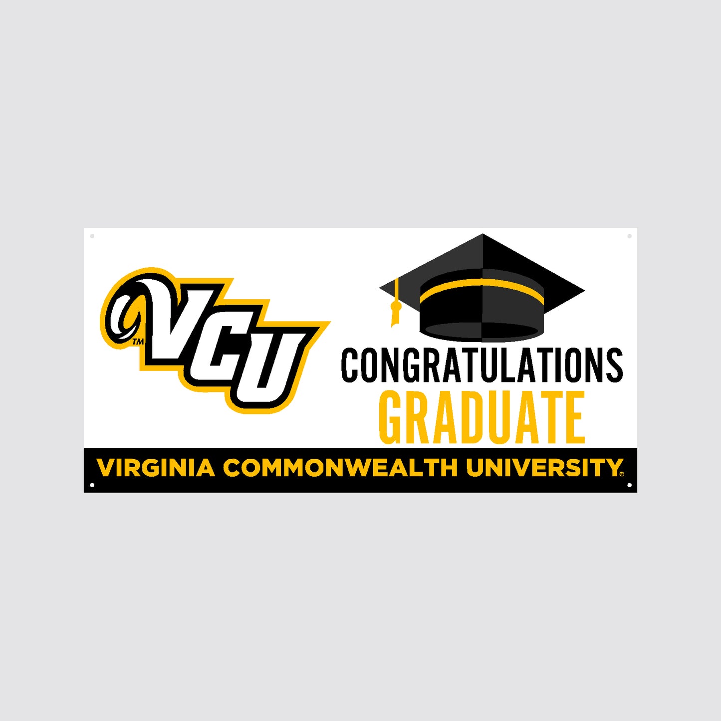 Congratulations VCU Graduate Banner - online only