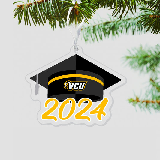 VCU 2024 Grad Acrylic Ornament - online only