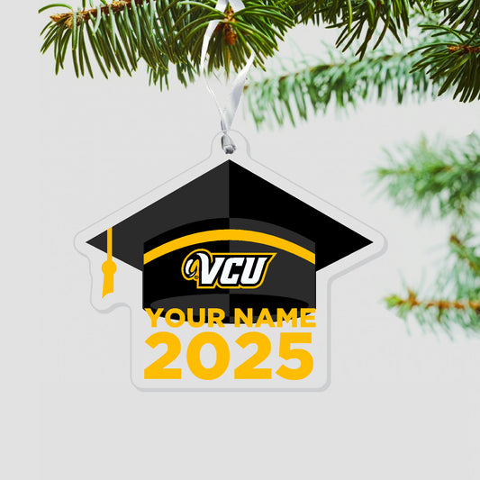 Customizable VCU 2025 Grad Acrylic Ornament - online only