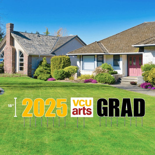 2025 VCUarts Grad Lawn Display- online only