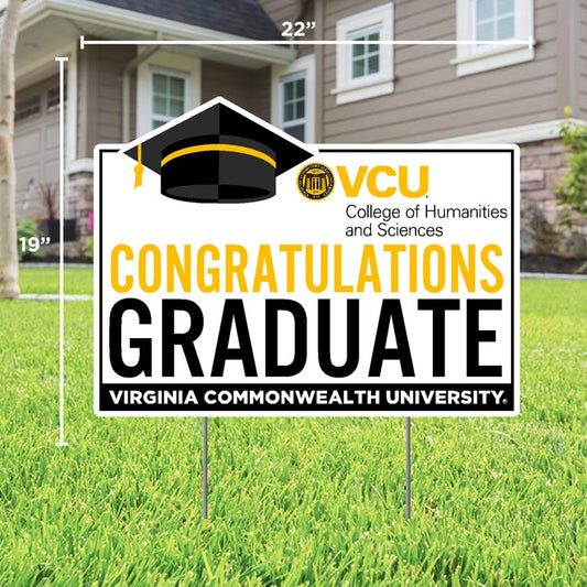 Congratulations VCU Humanities & Sciences Graduate Lawn Sign - Online Only