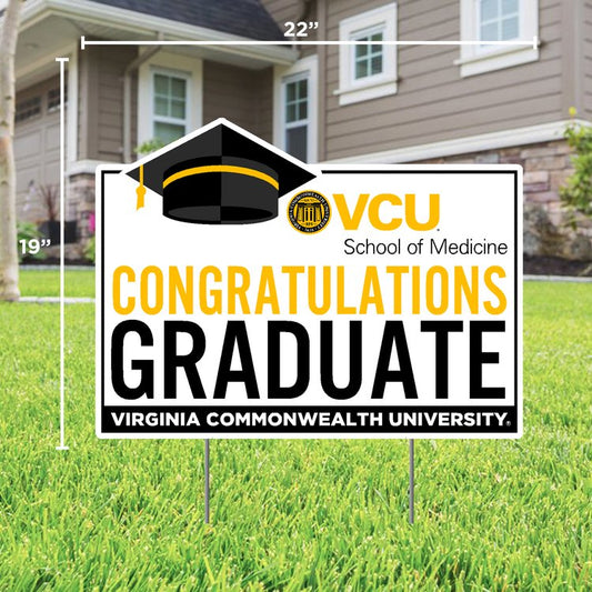Congratulations VCU Medicine Graduate Lawn Sign - Online Only