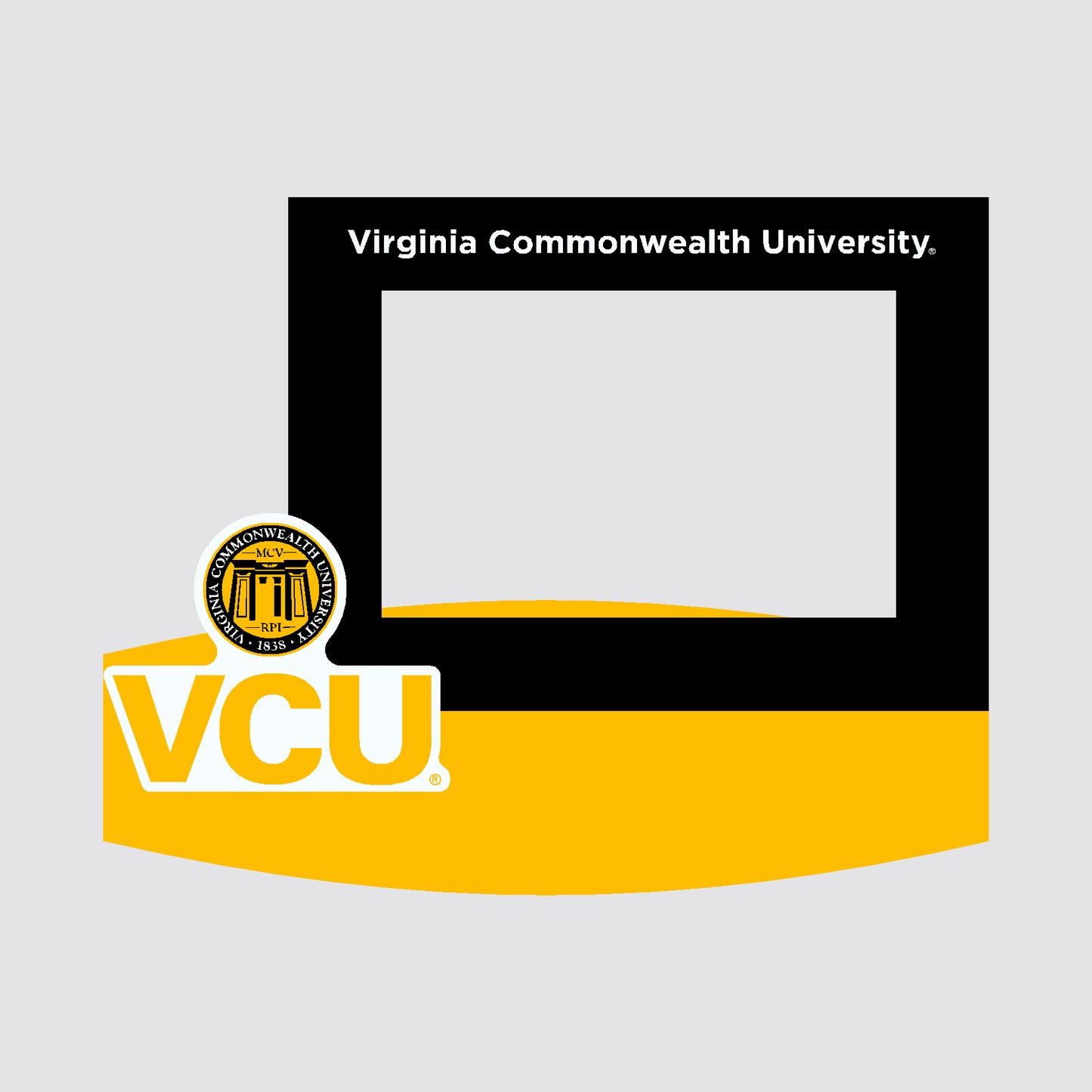 VCU Seal Standee Picture Frame