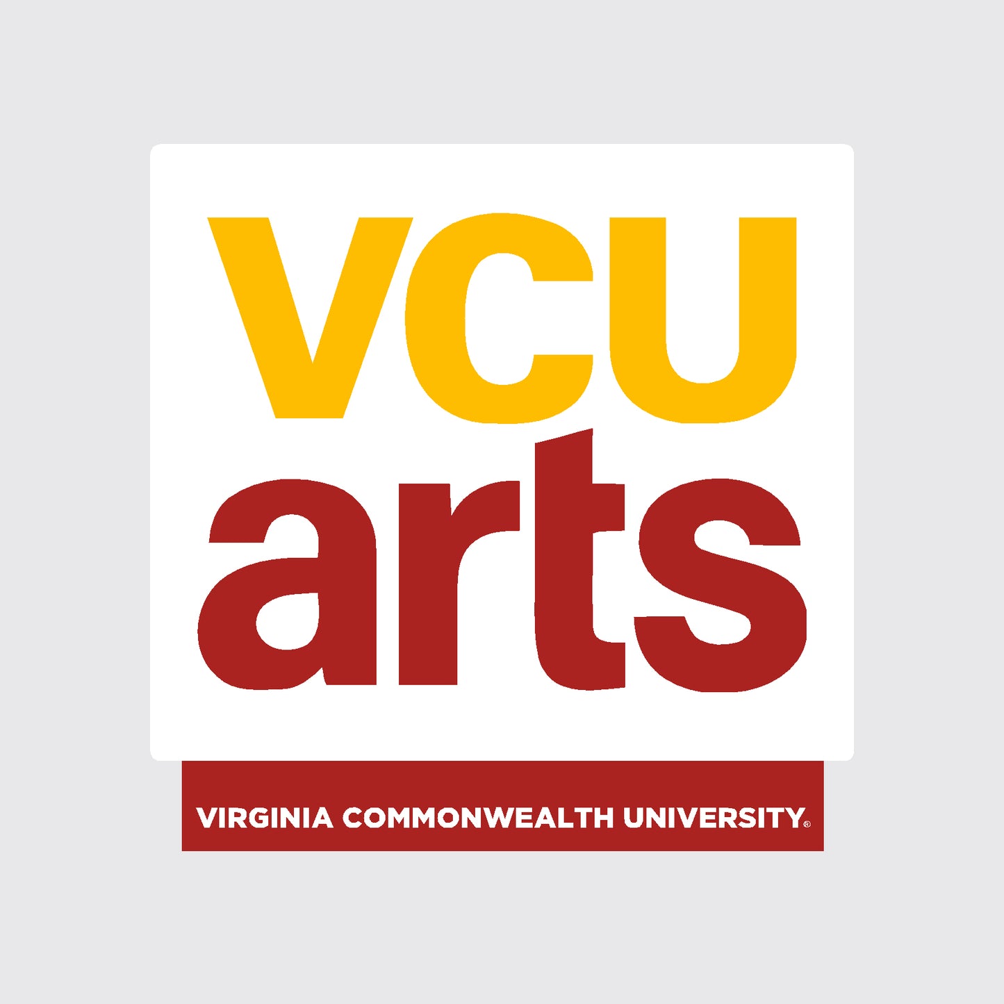 VCUarts Standee Decorative Sign - online only