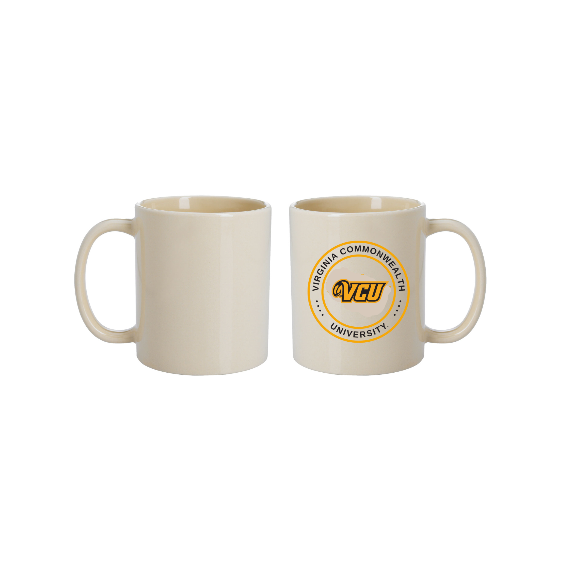 VCU Cream Mug