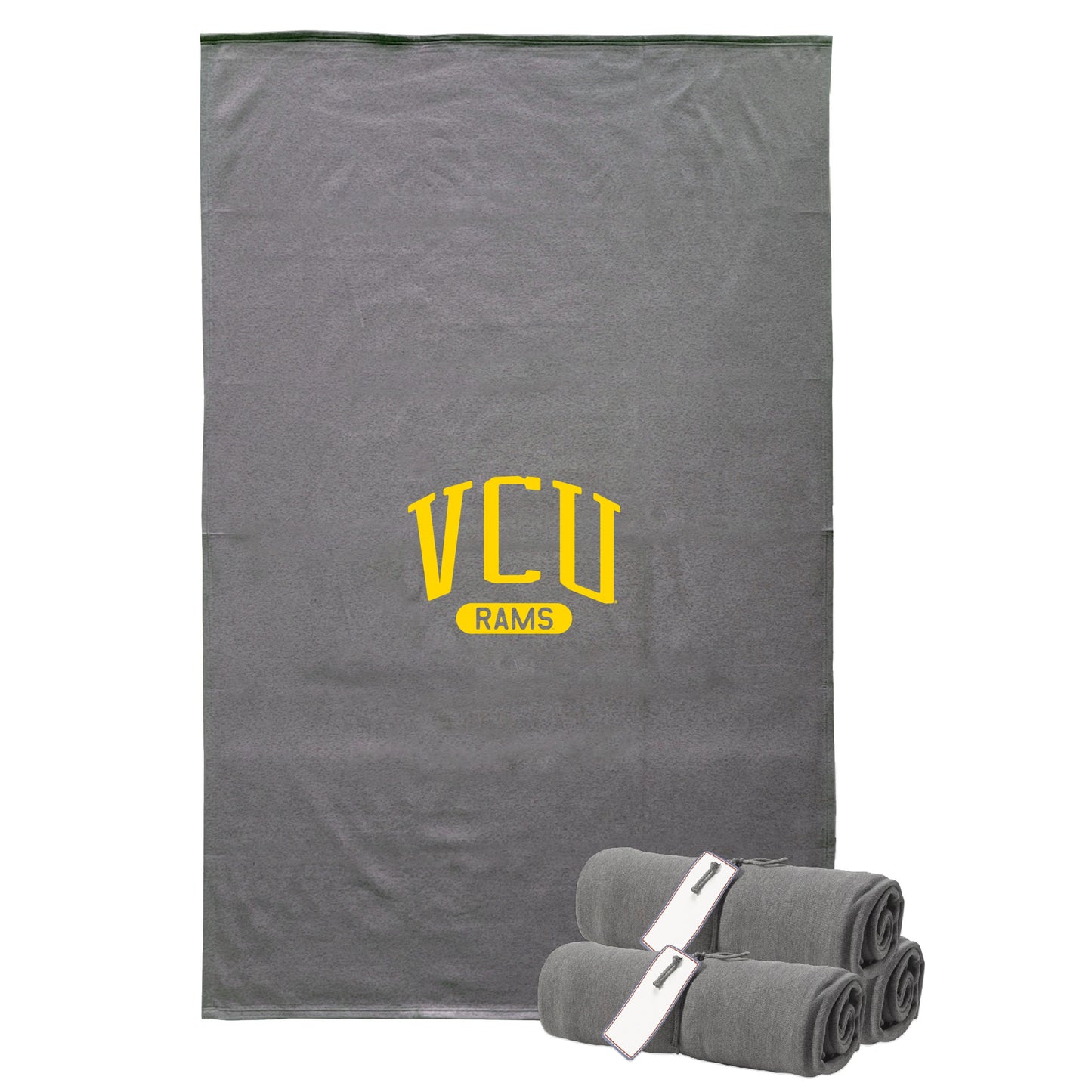 VCU Heather Gray Blanket