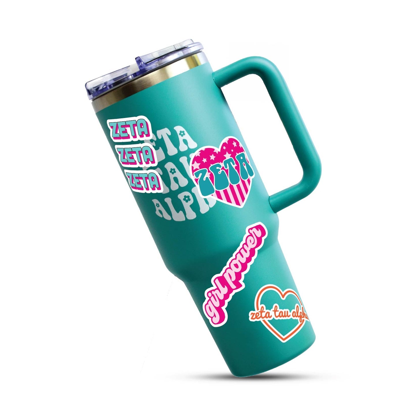 Zeta Tau Alpha Girl Power Sticker Sheet