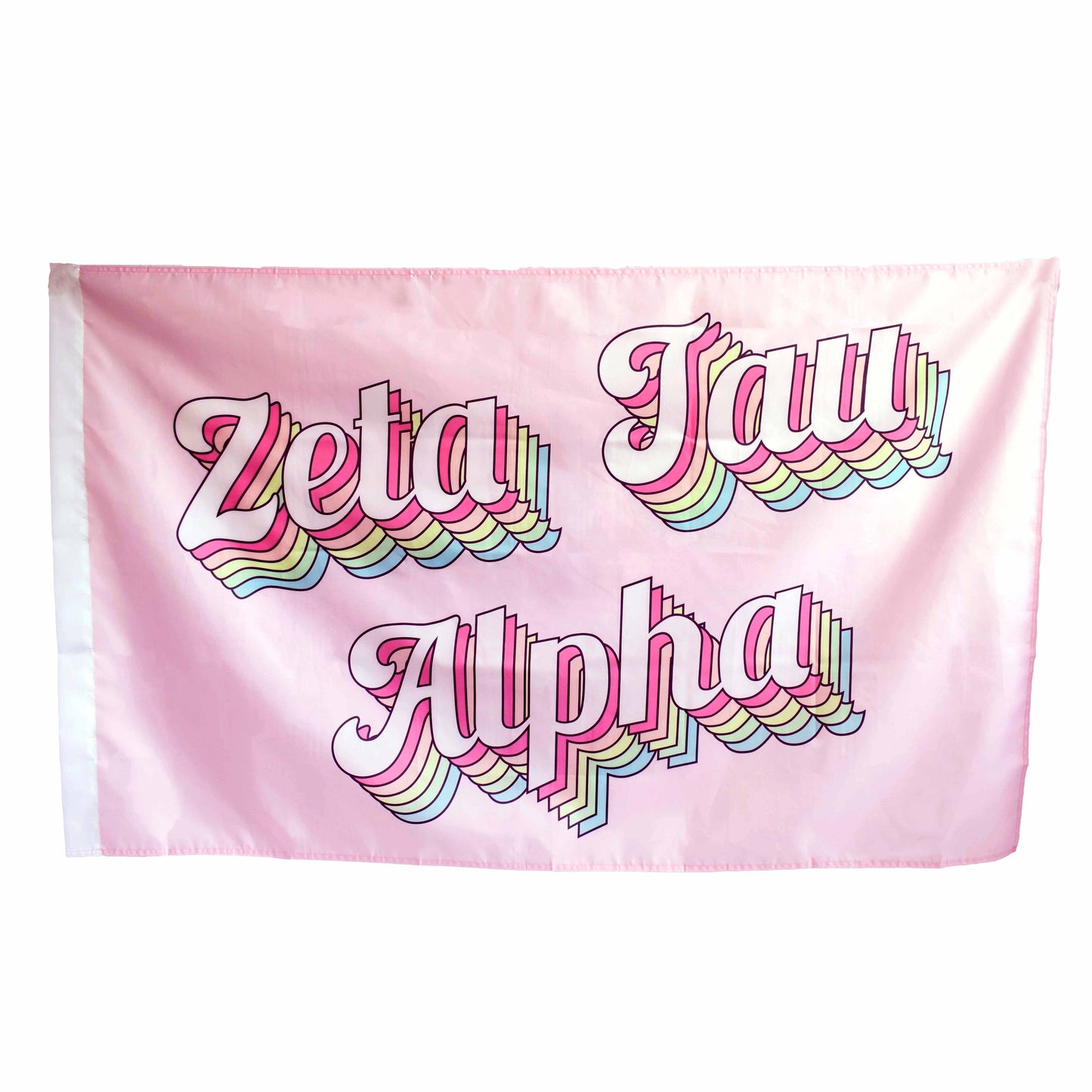 Zeta Tau Alpha Sorority Flags