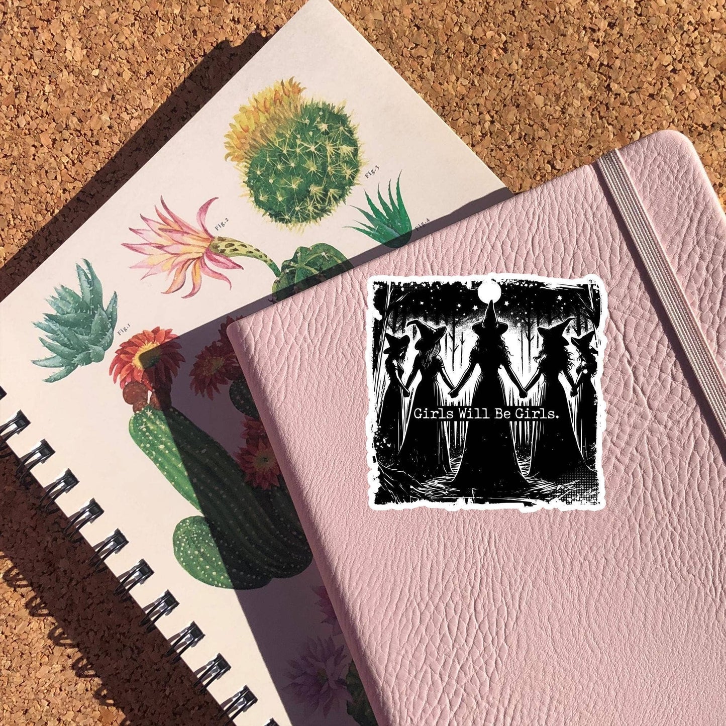Girls Will Be Girls Witch Sticker