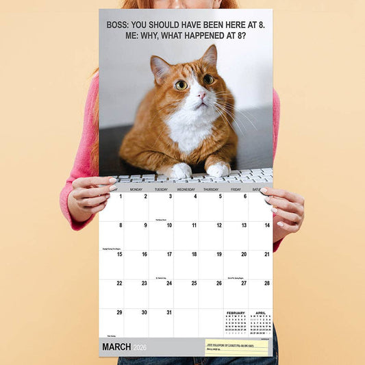 2026 Corporate Cats Wall Calendar