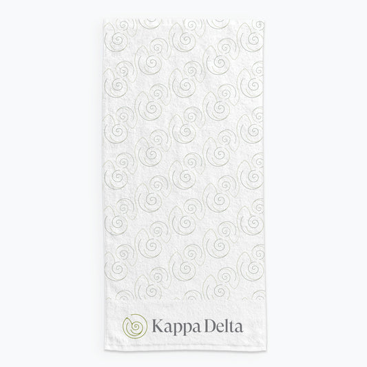Kappa Delta Beach Towel- Lightweight Brand Design