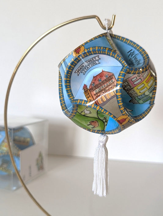 Richmond, VA Globe Ornament