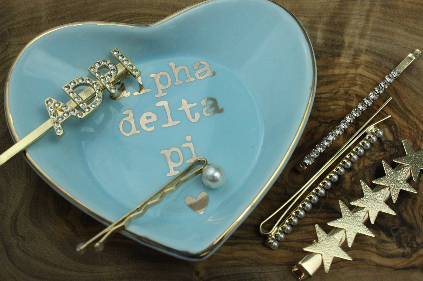 Alpha Delta Pi Sorority Hair Clips