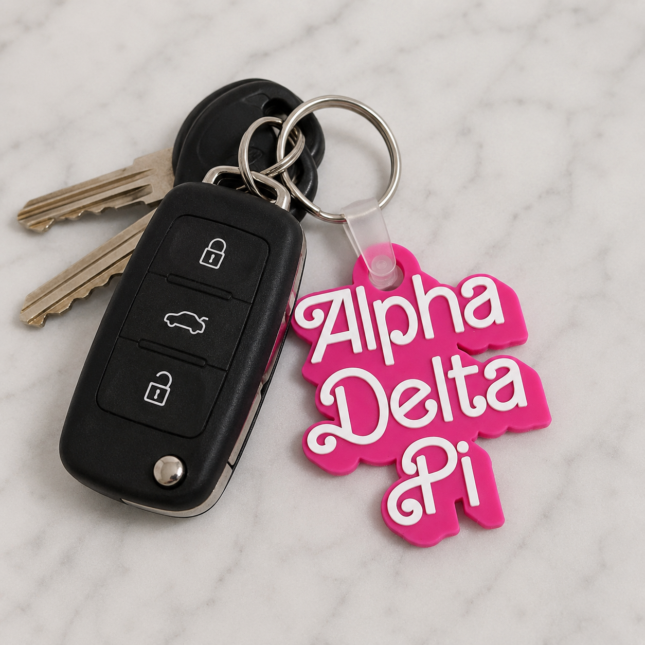 Alpha Delta Pi Retro Dolly Keychain