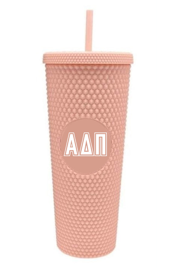 Alpha Delta Pi Studded Tumbler