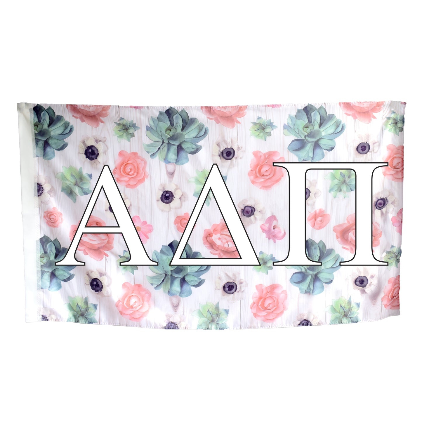 Alpha Delta Pi Succulent Flag