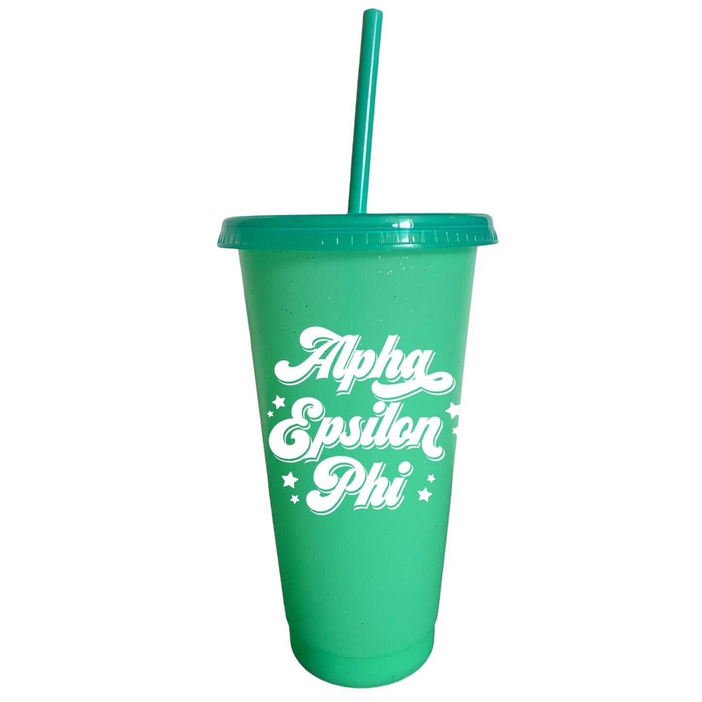 Alpha Epsilon Phi Glitter Color Changing Cup 4-Pack