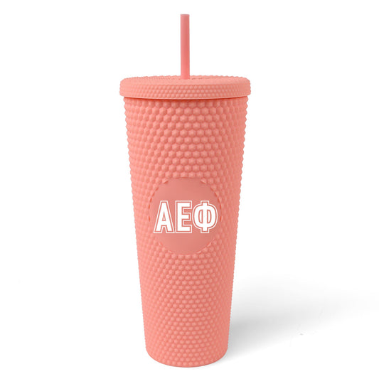 Alpha Epsilon Phi Studded Tumbler