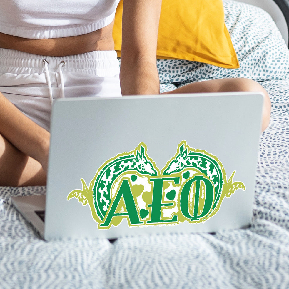 Alpha Epsilon Phi Laptop Jumbo Sticker/Decal