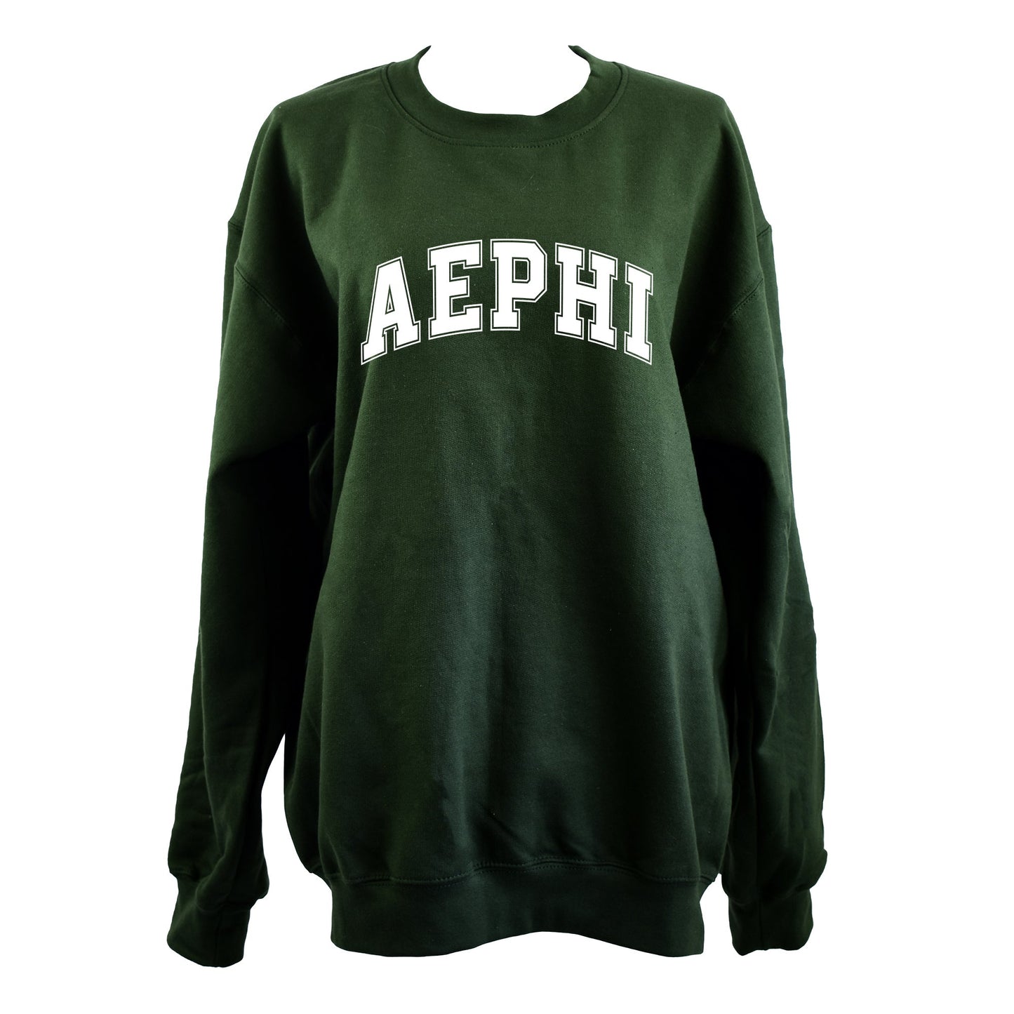 Alpha Epsilon Phi Sweatshirt- Crewneck Varsity Letters Design